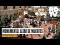 Monumental altar de muertos en Matamoros