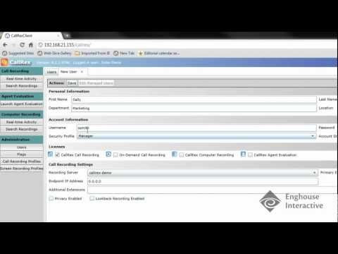 Adding and Configuring Users in CallRex Call Recording