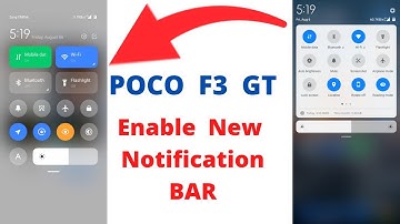Poco X3 GT New Notification Bar On | How To Change Notification Bar Xiaomi Poco X3 Gt