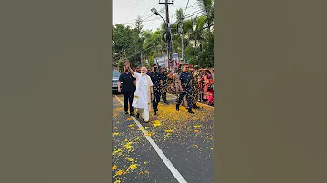 Kochi gives Prime Minister Modi a spectacular welcome.