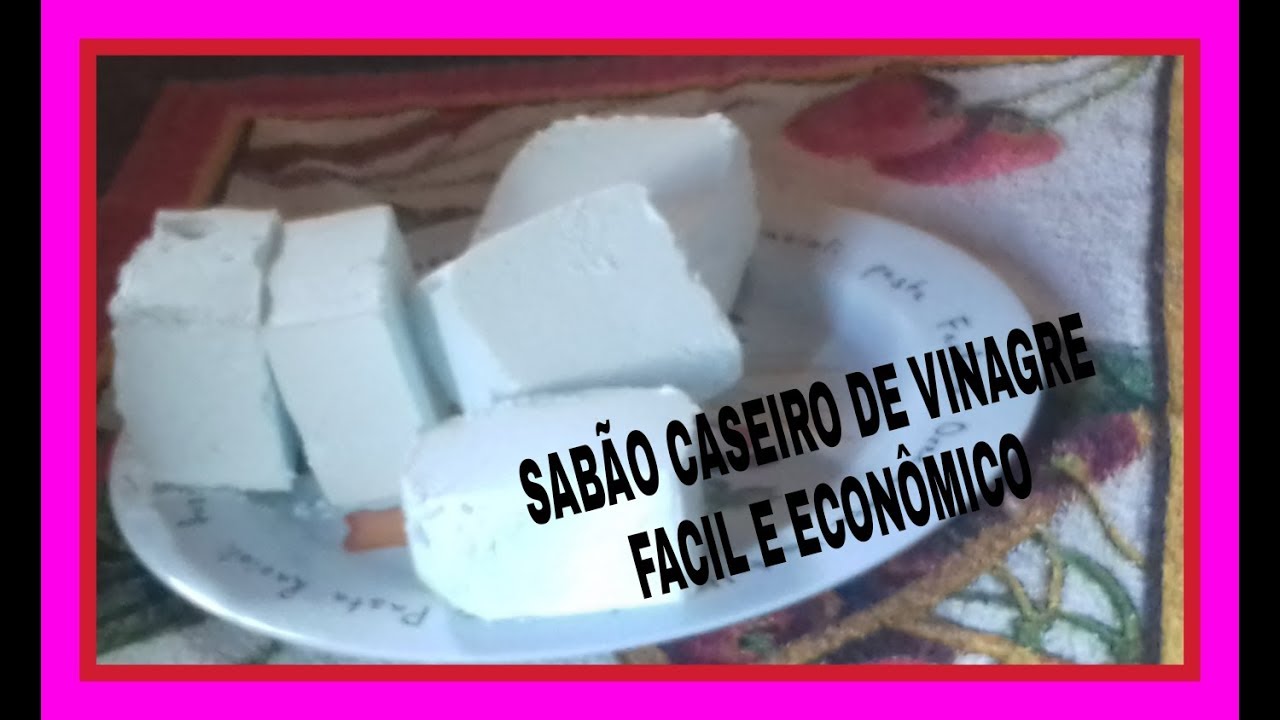 Sabão Caseiro De Vinagre Com 3 Ingredientes