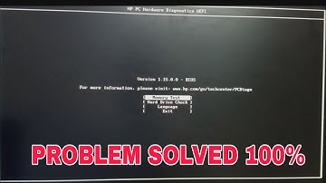 HP PC Hardware Diagnostics UEFI || How to solve HP PC Hardware Diagnostics UEFI Version 1.15.0.0-BIO