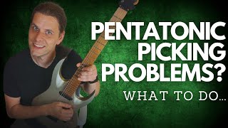 How to improve your pentatonic scale picking | guitar play along workout