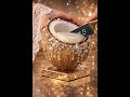 AI Coconut ASMR Cutting #satisfying #magic #ai
