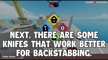 How to make a PERFECT clean BACKSTAB in Arsenal!! Roblox Arsenal TanqzlR