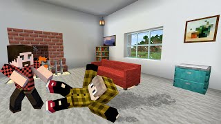 ЗЛОЙ ОТЕЦ ВЫГНАЛ СЫНА ИЗ ДОМА ЗА ВОРОВСТВО НА СУТКИ | MINECRAFT