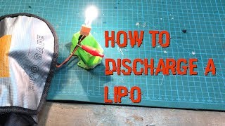 How To Fully Discharge A Lipo Battery