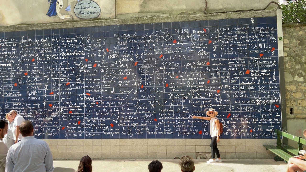 115. The 'I Love You' Wall in Paris YouTube