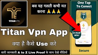 Titaan Vpn || Titaan Vpn App Kaise Use Kare || How To Use Titaan Vpn App || Titaan Vpn App Review screenshot 4
