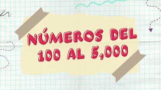 Números del 100 al 5,000