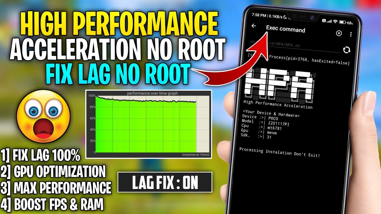Best Non Root Module 😱! Unlock High Performance Acceleration [ NO ROOT ] 🔥 Max FPS & Fix Lag 💯