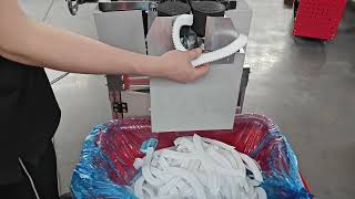 100. Disposable nonwoven bouffant cap making machine