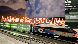 Unboxing & Installing Kato LED Interior Lighting Kit 11-212 #nscale in Chicago Metra Commuter Train