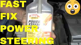 Fix Power Steering Leak and Noise For Less than $10, Bars Power Steering Repair /Review