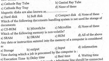 computer operator 2075 all questions solutions