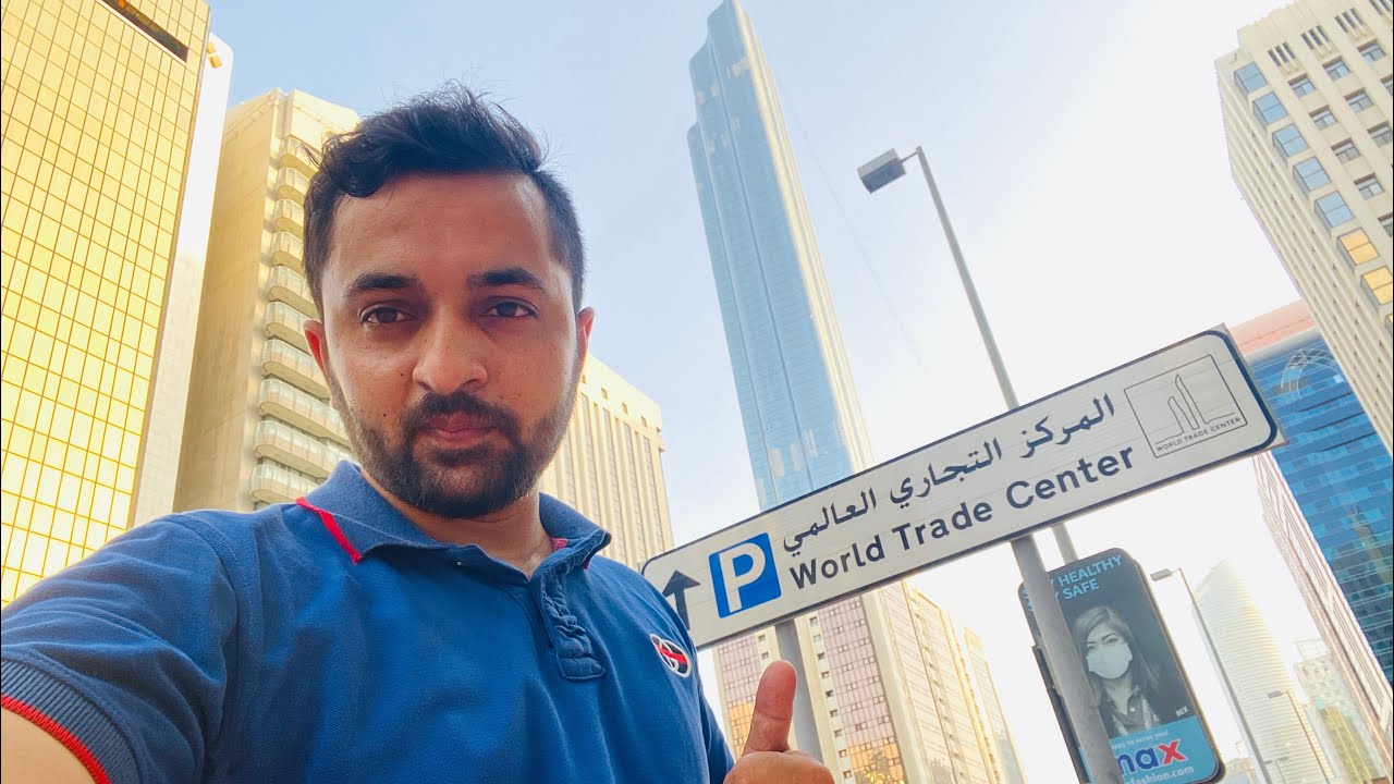Street Walk Towards World Trade Center Landmark Tower || Lulu Hypermarket || AbuDhabi UAE