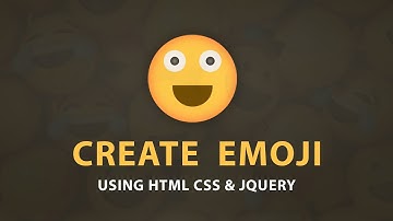 How to Make a Emoji Smily Face in Pure HTML5 & CSS3 | CSS Animation | Emoji animation