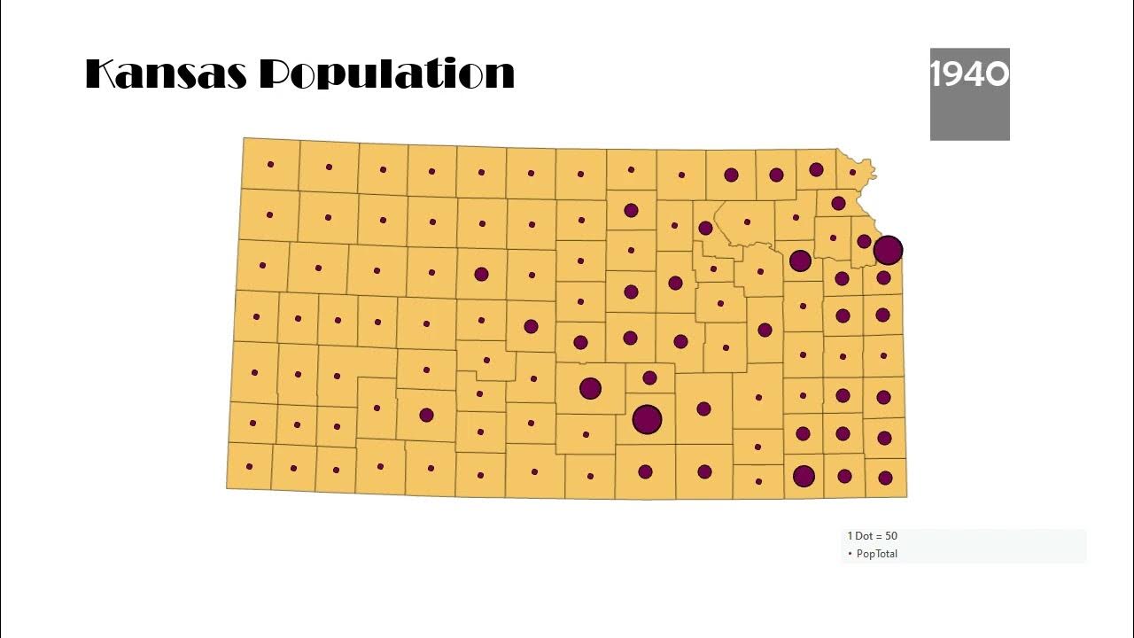 Kansas Population Graduated Symbol Map YouTube