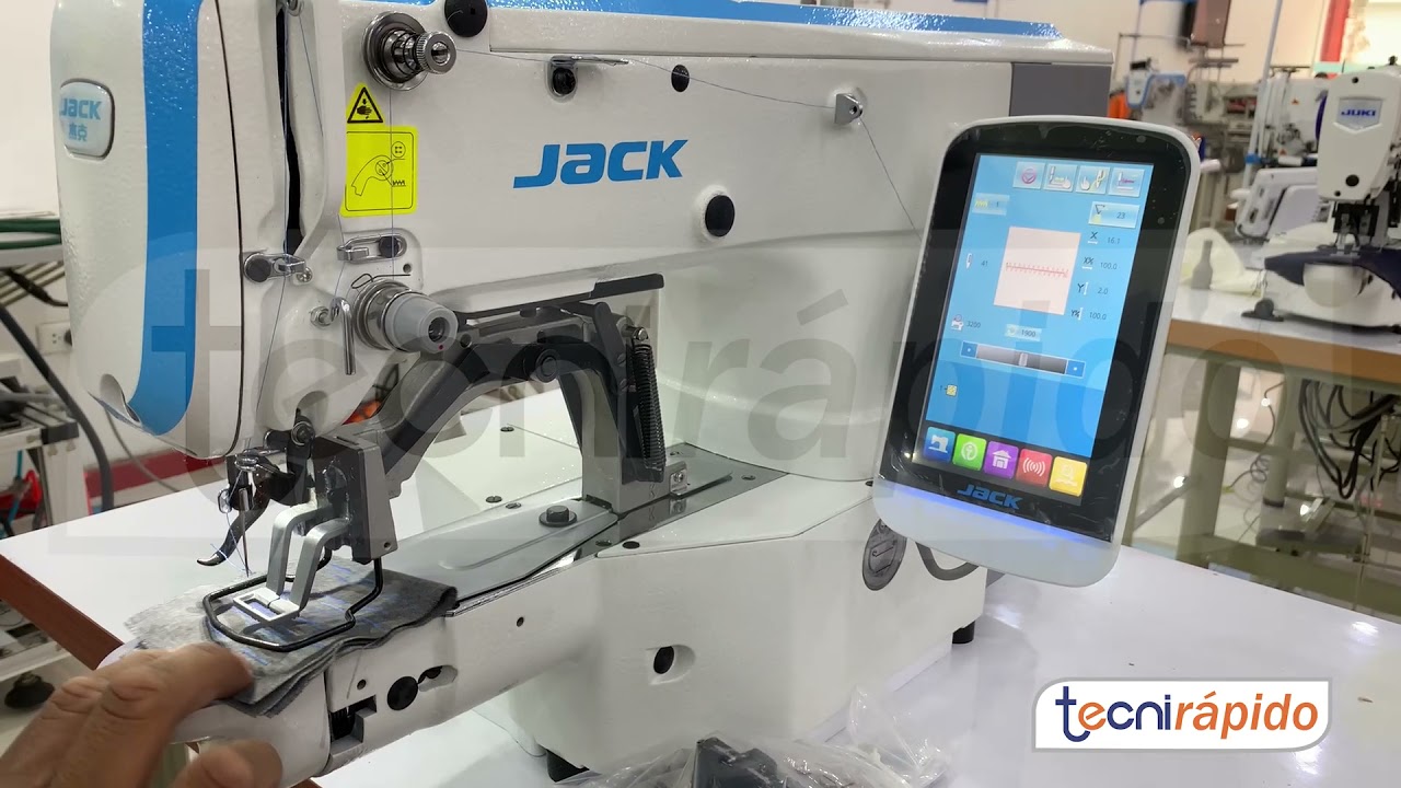 Tutorial- Atracadora industrial JACK JK-T1900GSK-D