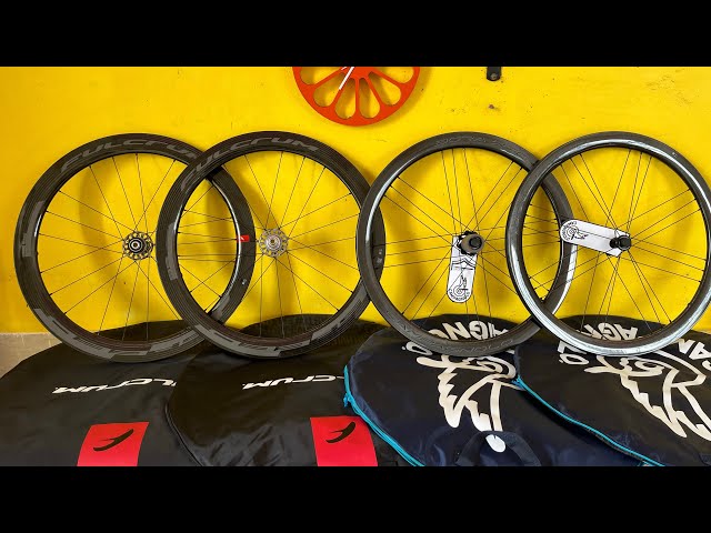 パーツ CAMPAGNOLO BORA WTO Campagnolo Bora WTO 45 and Fulcrum Speed ​​55DB wheel set (disc