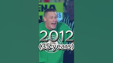 Evolution Of John Cena 1995 To 2025 #wwe #johncena