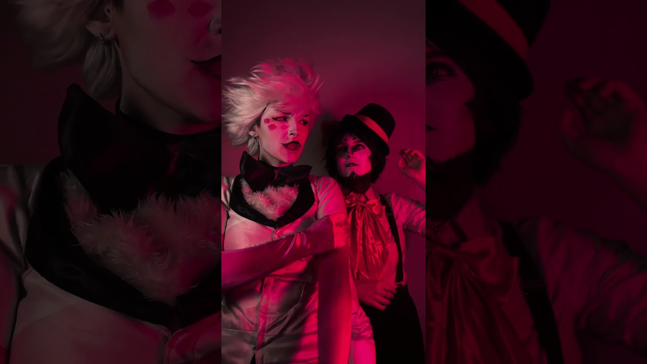 Angeldust aint half bad - Huskerdust in real life - Hazbin Hotel cosplays