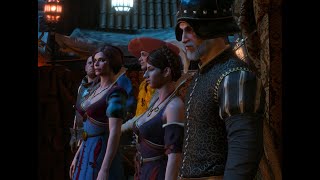 The Witcher 3- The Play's the Thing - All  Correct lines & peaceful Ending.