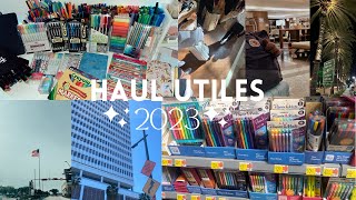 HAUL UTILES ESCOLARES 2023 / TARGET WALMART Y MAS