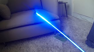 Powerful 4500mW Blue Laser Demonstration