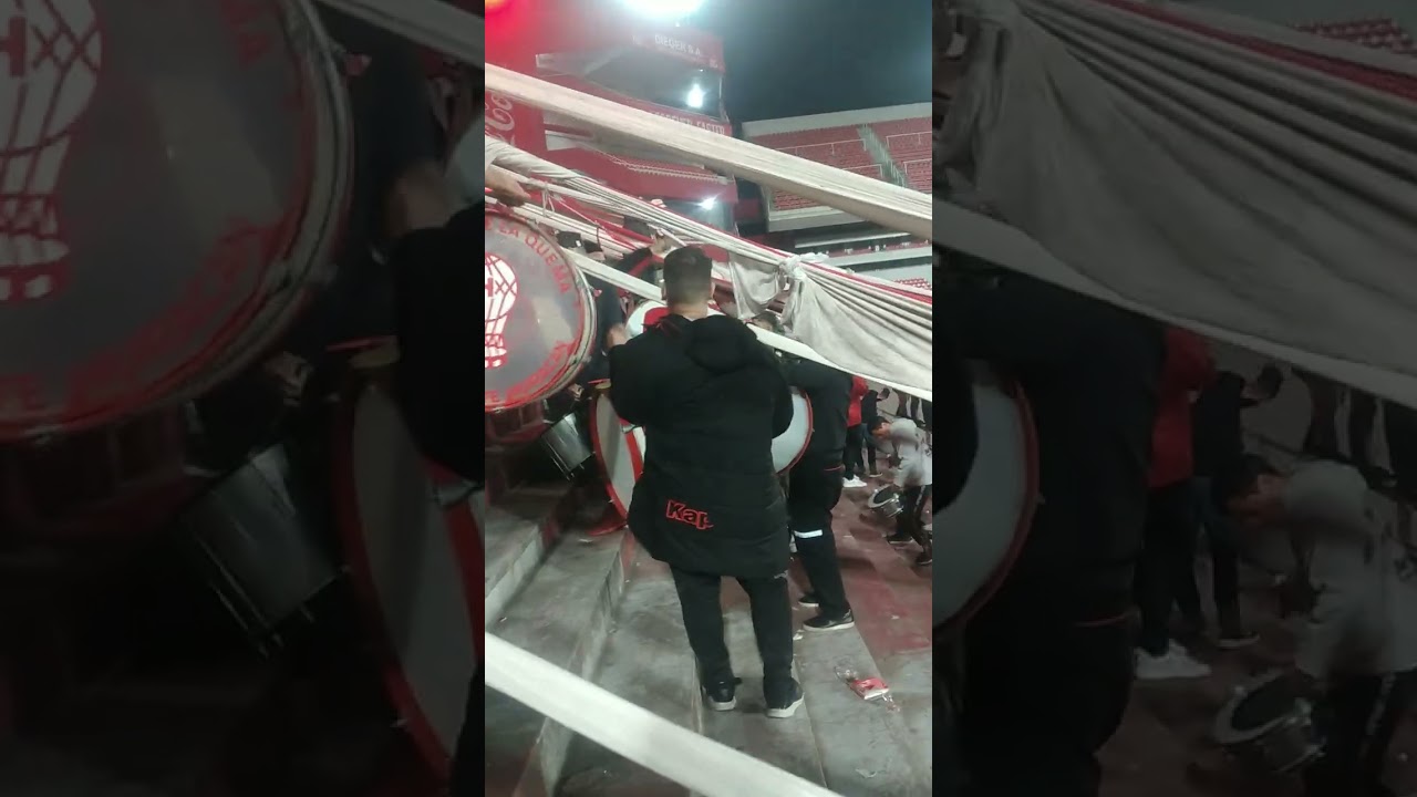 La hinchada y percu de Huracán 