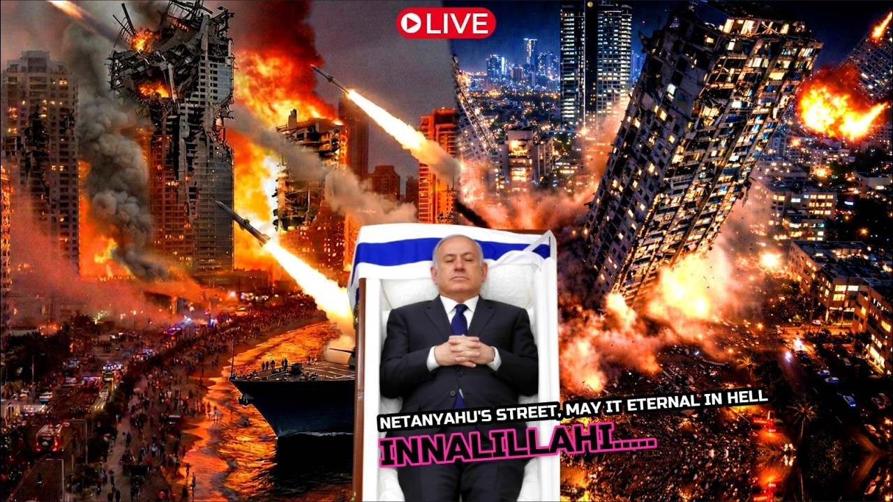 🔴 Iran Respon Israel dengan Serangan Massal — Ratusan Rudal Kiyamat Qubro Diluncurkan ke Tel Aviv