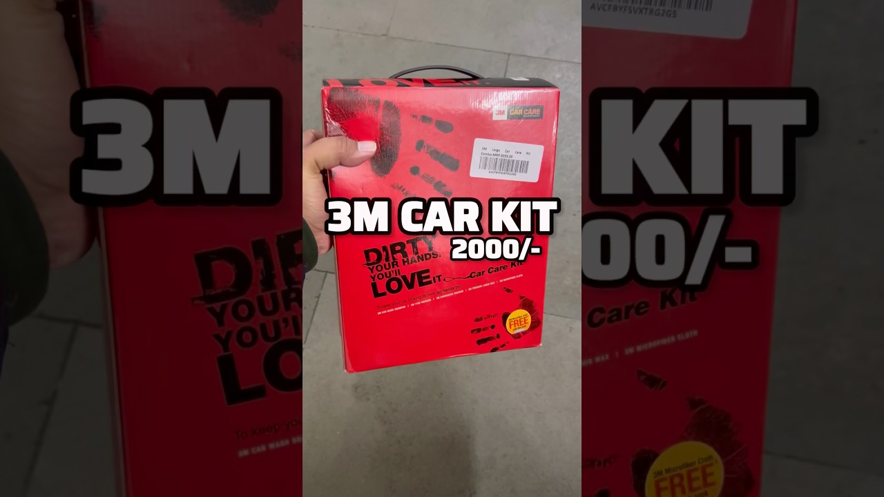 3M car care kit unboxing ✅ car wash kit on amazon 