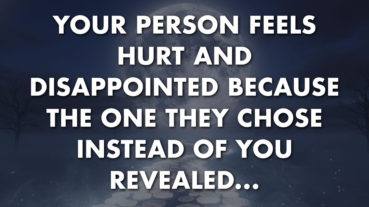 Your person feels hurt and disappointed because the one they chose instead of... | God Message Today