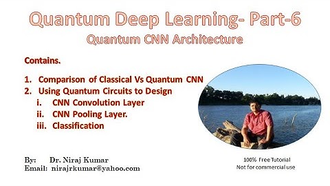 Quantum Deep Learning- Part-6  (Quantum CNN Architecture)