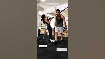 ابطال مسلسل اليمين القسم اوزجي ياغيز جوكبيرك ديميرجي في الصالة الرياضية الجيم 