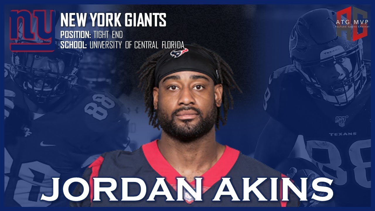 NEW YORK GIANTS: Jordan Akins ᴴᴰ