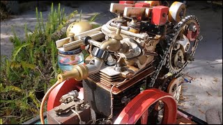 The Worlds 1st 10 Cycle Engine Lets See How it Works See it Yourself at the Florida Flywheelers Show