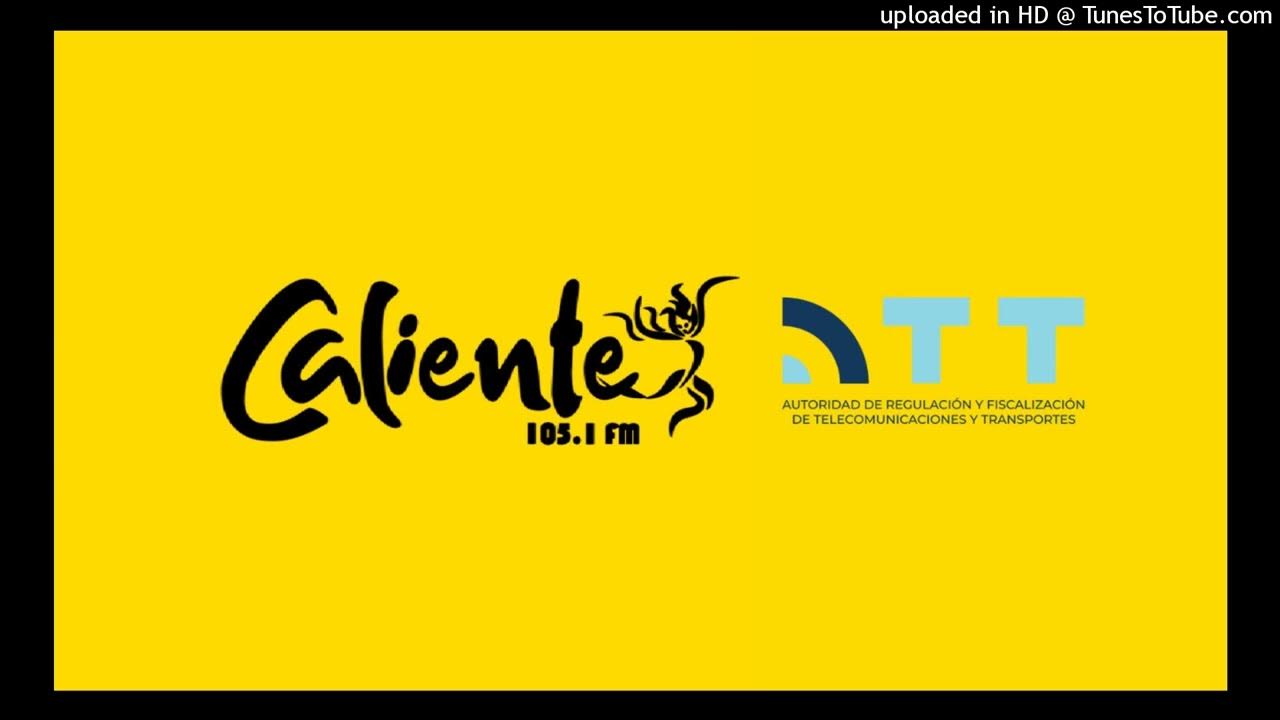 ID Radio Caliente 105.1 FM (Santa Cruz) con el sello de la ATT