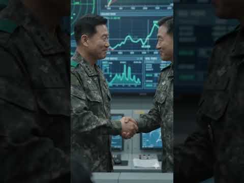 한국군이 비밀리에 쏘아올린 위성의 발사 장면과 궤도 안착 장면을 4만톤급 신형 다목적 수송함인 결렬비열도함에서 여러 장성들이 지켜본 후 신형 틸트로터기를 타고 떠난다