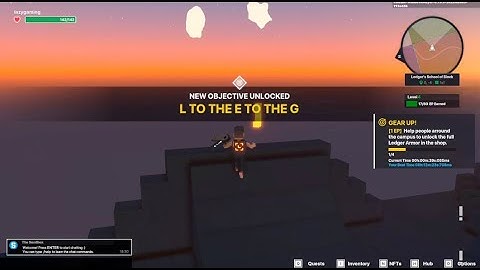 Sandbox Ledger School of Block L to the E to the G