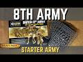 Bolt Action Project Begins! 8th Army Starter Set unboxing and plans.