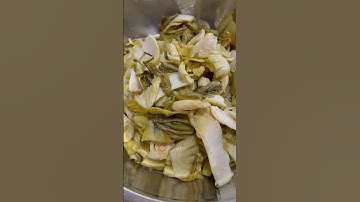 Ngoại làm dưa cải chua trộn giòn rụm ngon xuất sắc#food#amthuc