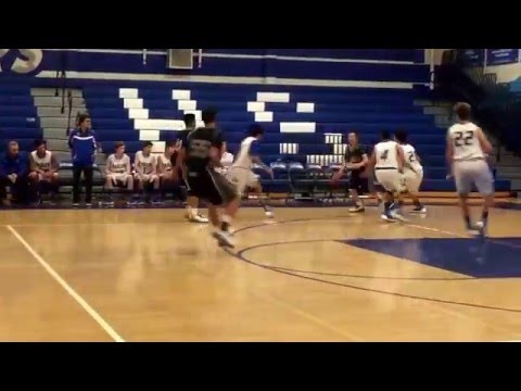 Noah hits a three to end the half.