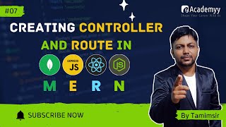 🔗 Creating Controllers & Routes in MERN | Node.js & Express API Setup (2025) 🚀