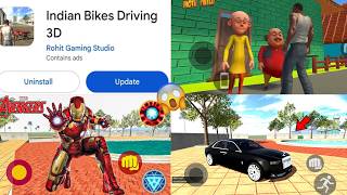 Indian Bike Driving 3D New Update | Motu Patlu + Bugatti Cheat Code Indian Bikes Driving 3d Game screenshot 3