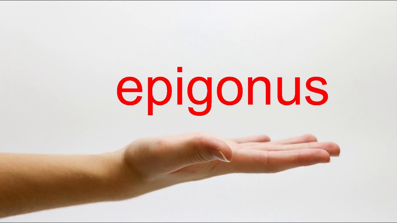 How to Pronounce epigonus - American English