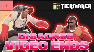 tier lists with my friend but when we disagree with eachother, the video ends…