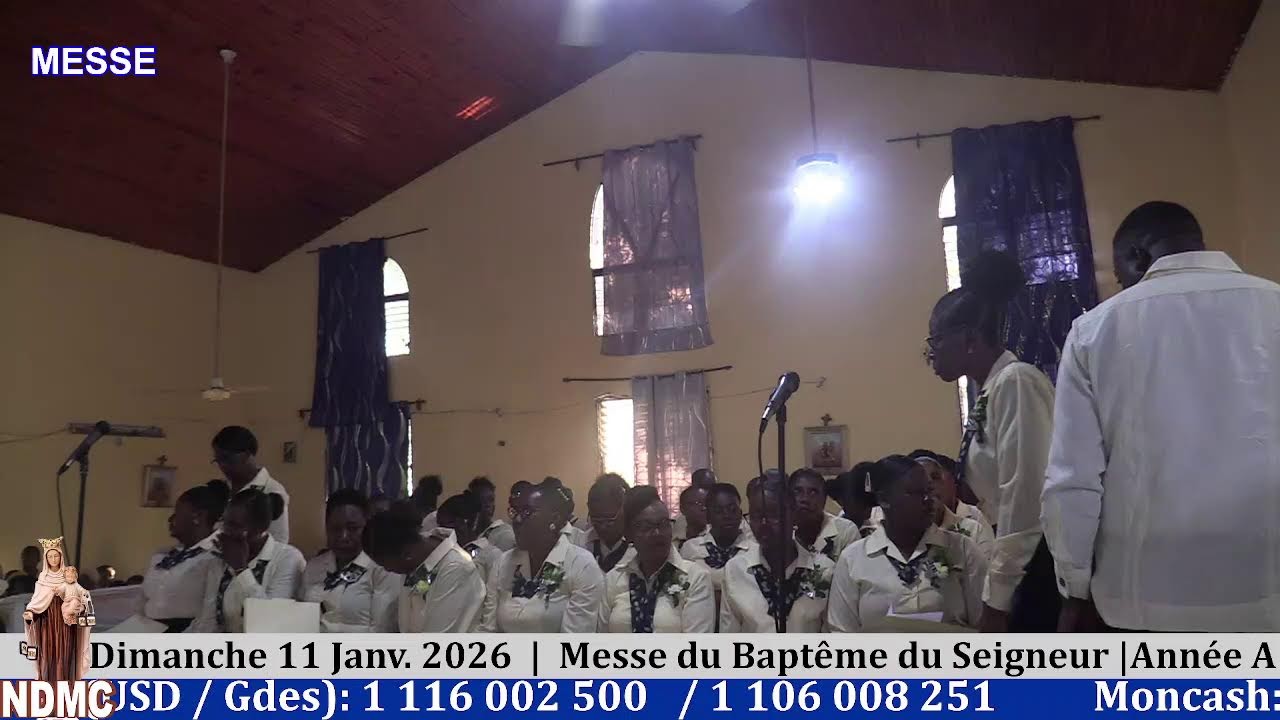 Dimanche 11 Janv. 2026  |  Messe du Baptême du Seigneur |Année A