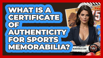 What Is A Certificate Of Authenticity For Sports Memorabilia? - The Memorabilia Zone
