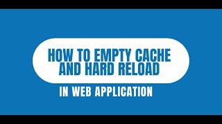 How To Empty Cache And Hard Reload
